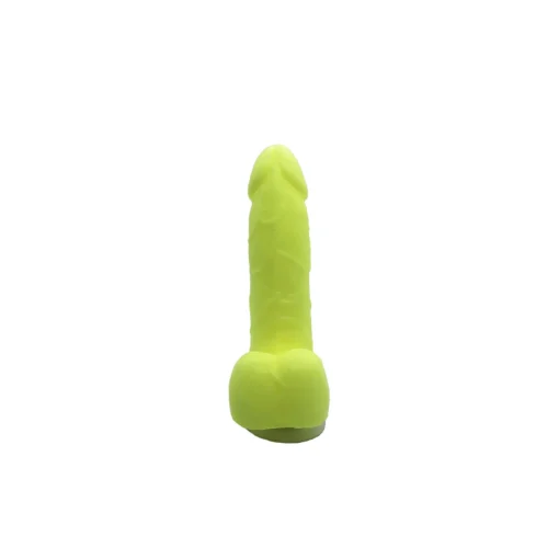 Крафтове мило-член із присоскою Чистий Кайф Yellow size S - Зображення 3
