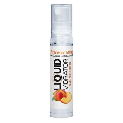 Лубрикант з ефектом вібрації Amoreane Med Liquid Vibrator Peach 10ml