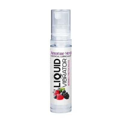 Лубрикант з ефектом вібрації Amoreane Med Liquid Vibrator Berries 10ml