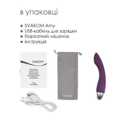 Зображення Вібратор для точки G з інтелектуальним режимом Svakom Amy