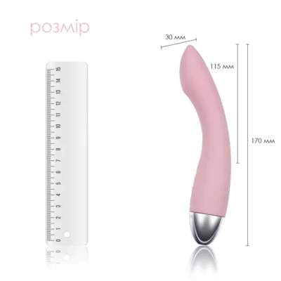 Alternative view of Вібратор для точки G з інтелектуальним режимом Svakom Amy Pale Pink