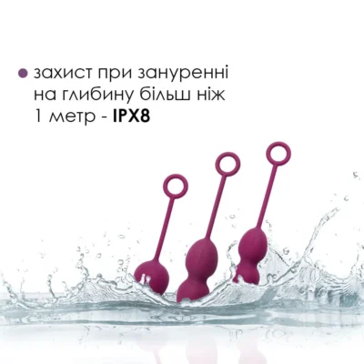 Зображення Набір вагінальних кульок зі зміщеним центром ваги Svakom Nova Violet