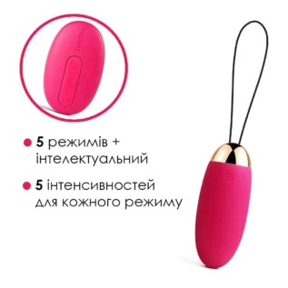 Віброяйце з пультом керування Svakom Elva Plum Red 12 Зображення Віброяйце з пультом керування Svakom Elva Plum Red