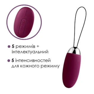 Зображення Віброяйце з пультом керування Svakom Elva Violet