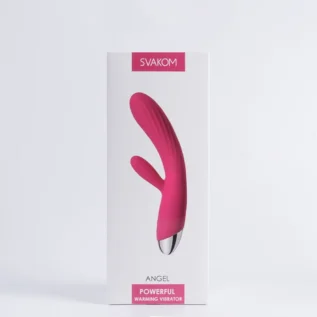 Інтелектуальний вібратор-кролик із підігрівом Svakom Angel Plum - Зображення 7