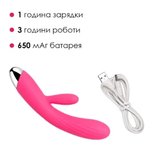 Інтелектуальний вібратор-кролик із підігрівом Svakom Angel Plum - Зображення 4