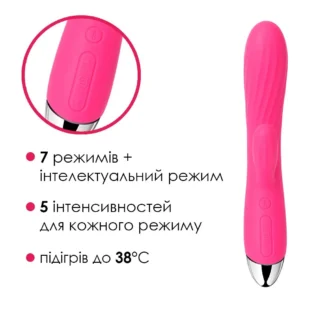 Інтелектуальний вібратор-кролик із підігрівом Svakom Angel Plum - Зображення 3