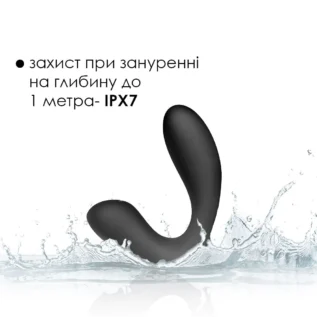 Зображення Масажер простати та вібратор точки G з пультом ДК Svakom Vick Black