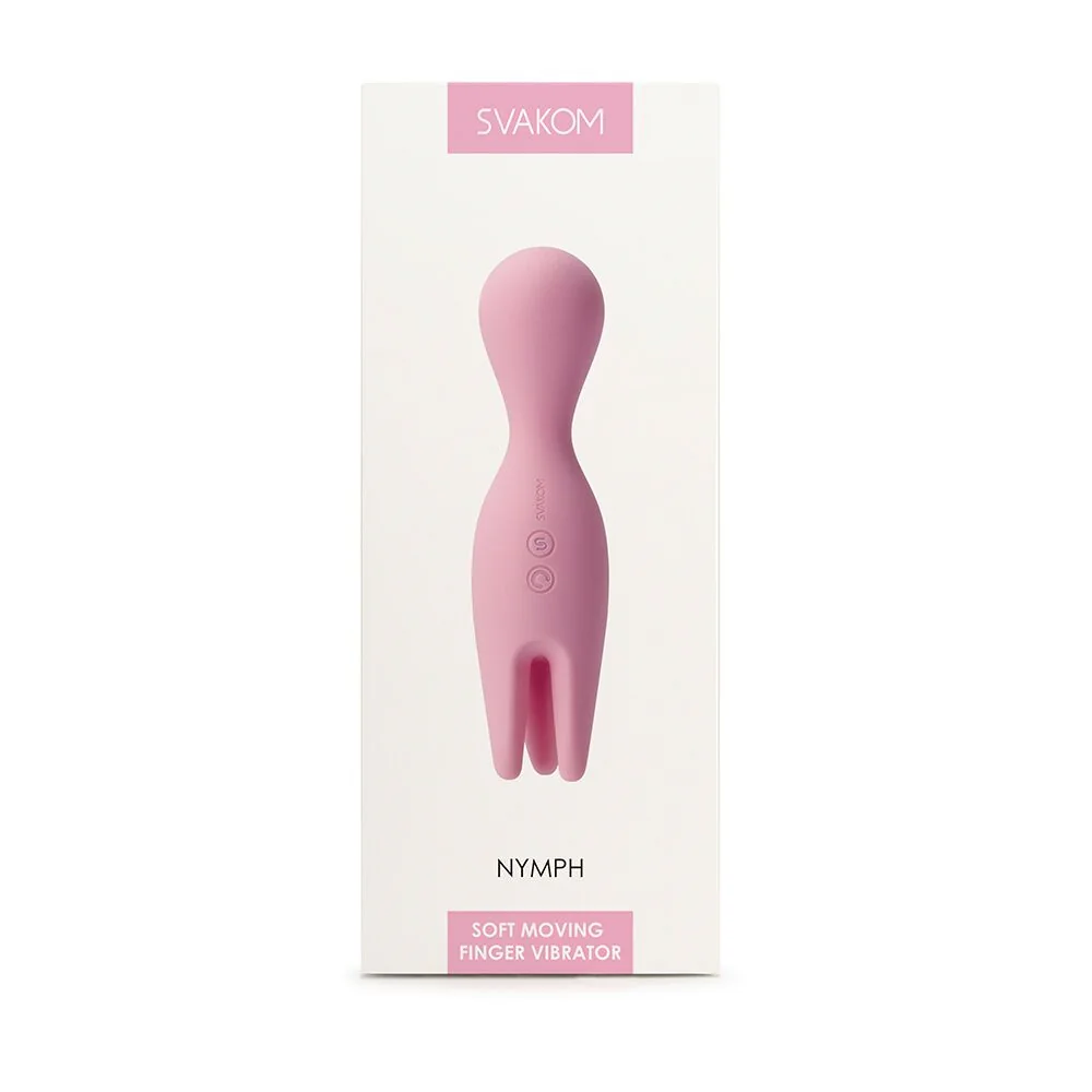 Подвійний вібратор для чутливих зон Svakom Nymph Pale Pink 9 Подвійний вібратор для чутливих зон Svakom Nymph Pale Pink - Зображення 7