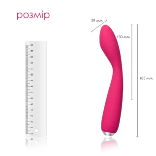 Alternative view of Вібратор для клітора та точки G Svakom Iris Plum Red