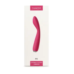 Вібратор для клітора та точки G Svakom Iris Plum Red 17 Зображення Вібратор для клітора та точки G Svakom Iris Plum Red