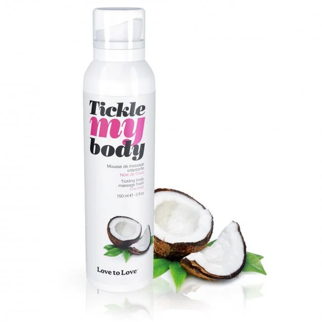 Масажна піна Love To Love TICKLE MY BODY COCONUT 150ml 7 Масажна піна Love To Love TICKLE MY BODY COCONUT 150ml - Зображення 5