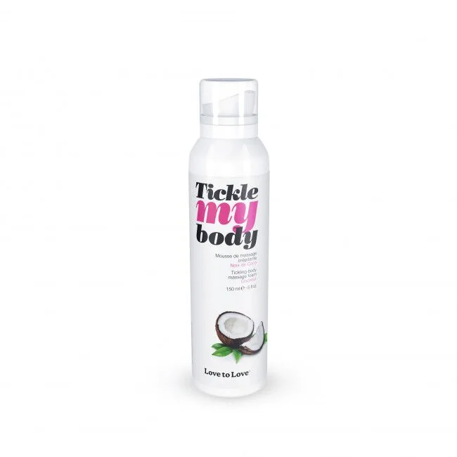 Масажна піна Love To Love TICKLE MY BODY COCONUT 150ml 4 Масажна піна Love To Love TICKLE MY BODY COCONUT 150ml - Зображення 2