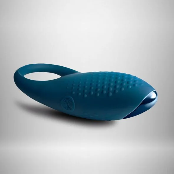 Ерекційне кільце з вібрацією Rocks Off Empower Blue 5 Ерекційне кільце з вібрацією Rocks Off Empower Blue - Зображення 3