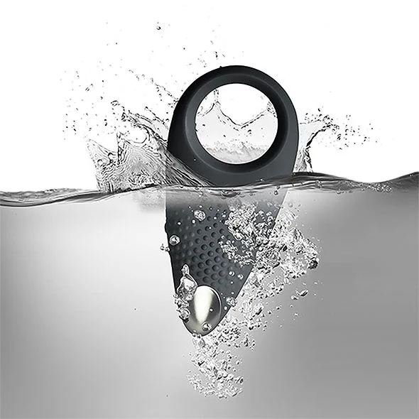 Ерекційне кільце з вібрацією Rocks Off Empower Black 6 Ерекційне кільце з вібрацією Rocks Off Empower Black - Зображення 4