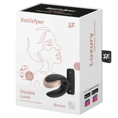 Зображення Смарт-вібратор для пар Satisfyer Double Love Black