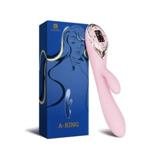 Зображення Вібратор-кролик з голівкою KISTOY A-King