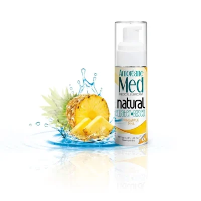 Лубрикант на водній основі з екстрактом фітопланктону Amoreane Pineapple 50ml