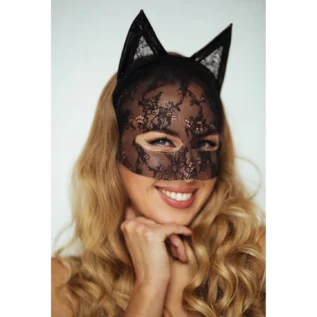 Мереживна маска "Кішка"