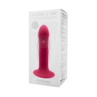 Зображення Двошаровий ділдо з вібрацією Adrien Lastic Hitsens 2 Pink