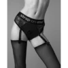 Мереживні труси для страпону з підв'язками для панчох Strap-On-Me DIVA HARNESS XL