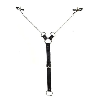 Alternative view of Затискачі для сосків з фіксацією на пенісі Art of Sex – Nipple Clamps for Men