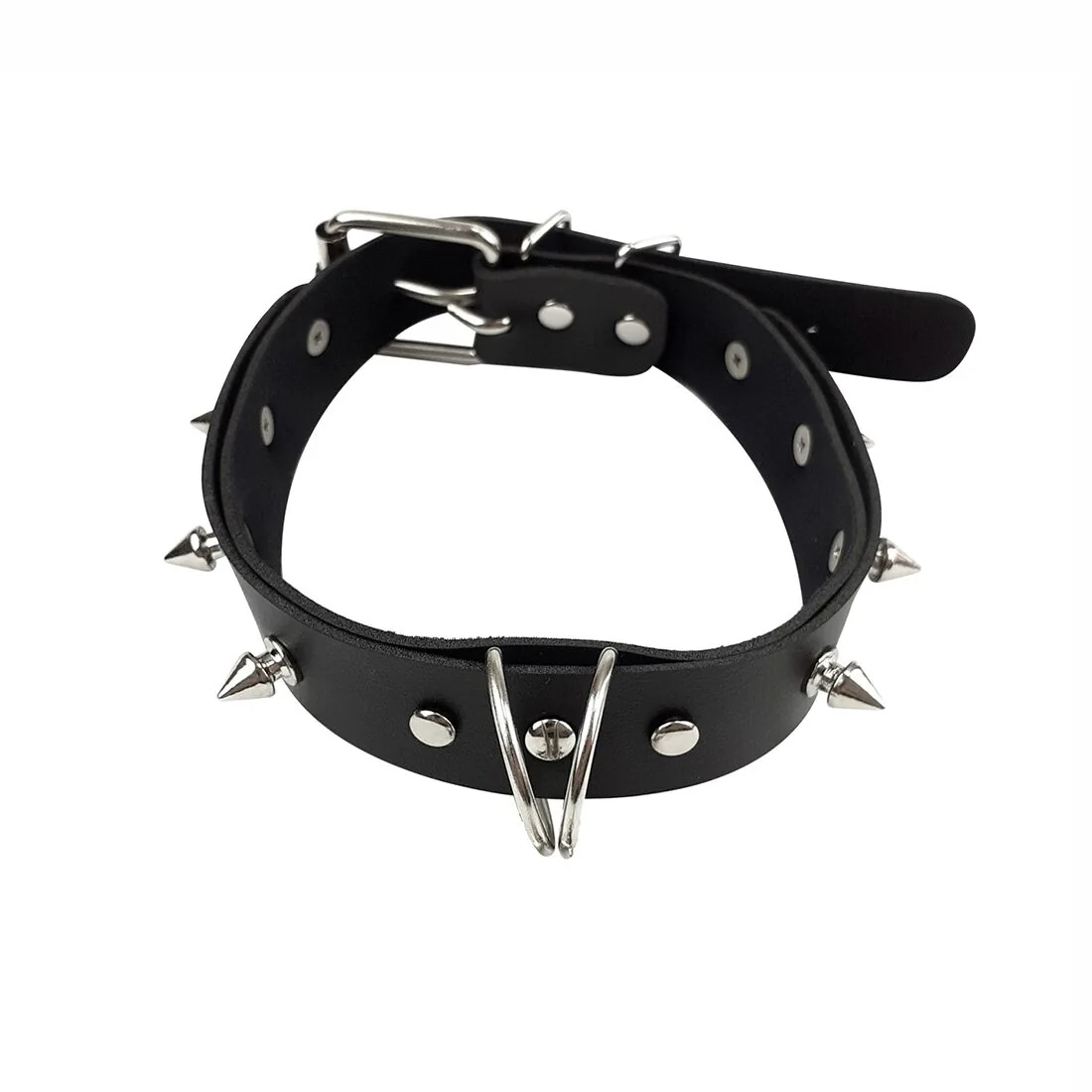 Нашийник з шипами та повідцем Art of Sex - Collar Spikes and Leash 4 Нашийник з шипами та повідцем Art of Sex - Collar Spikes and Leash - Зображення 2