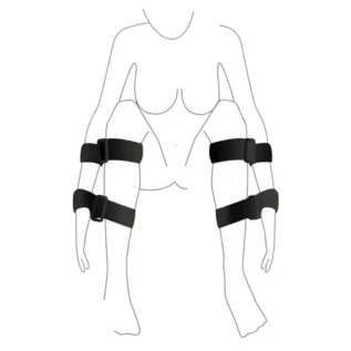 Alternative view of Набір для фіксації Art of Sex – BDSM Hands to feet Simple