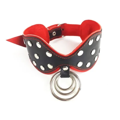 Зображення Нашийник з натуральної шкіри Art of Sex - Collar Butterfly