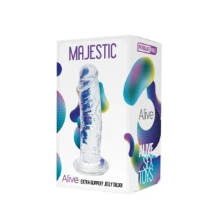 Alternative view of Прозорий фалоімітатор Alive Jelly Dildo Majestic