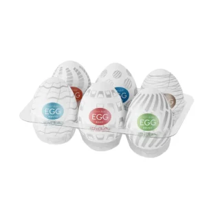 Набір мастурбаторів-яєць Tenga Egg New Standard Pack 6pcs