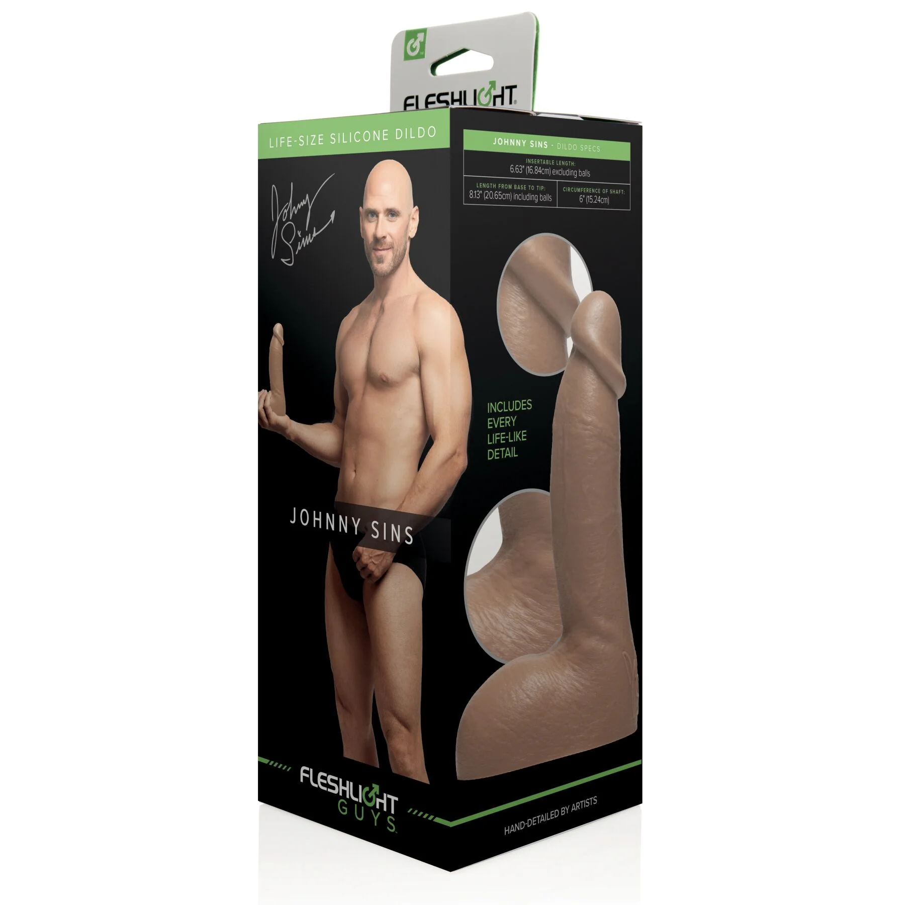 Фалоімітатор Fleshlight Guys: Johnny Sins Dildo 4 Фалоімітатор Fleshlight Guys: Johnny Sins Dildo - Зображення 2