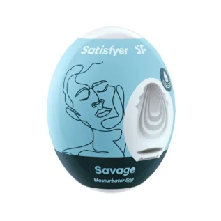 Самозмащувальний мастурбатор-яйце Satisfyer Masturbator Egg Savage