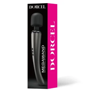 Зображення Потужний вібромасажер Dorcel Megawand Chrome Silver