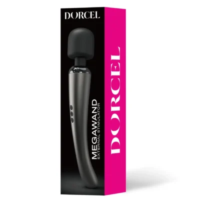 Зображення Потужний вібромасажер Dorcel Megawand Chrome Silver