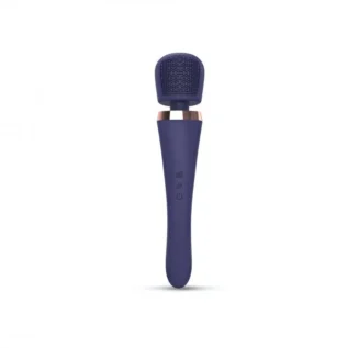 Alternative view of Вібромасажер з силіконовою щіточкою Love to Love Brush Crush – Midnight Indigo