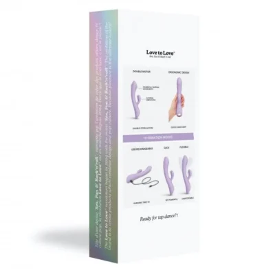 Вібратор-кролик зі спрямованим масажем точки G - Love To Love Bunny&Clyde - Viva Mauve 15 Зображення Вібратор-кролик зі спрямованим масажем точки G - Love To Love Bunny&Clyde - Viva Mauve