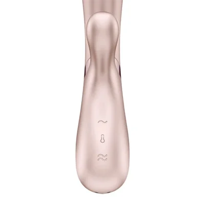 Смарт вібратор-кролик із підігрівом Satisfyer Hot Lover Nude 8 Зображення Смарт вібратор-кролик із підігрівом Satisfyer Hot Lover Nude
