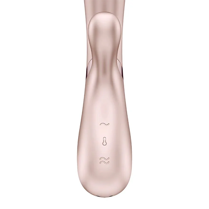 Смарт вібратор-кролик із підігрівом Satisfyer Hot Lover Nude 5 Смарт вібратор-кролик із підігрівом Satisfyer Hot Lover Nude - Зображення 3