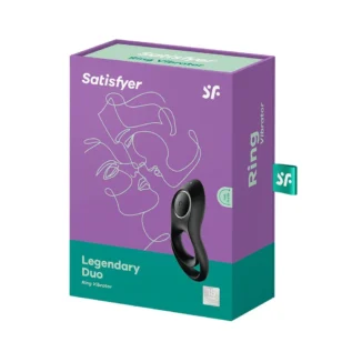 Зображення Ерекційне кільце з вібрацією Satisfyer Legendary Duo для члена та мошонки