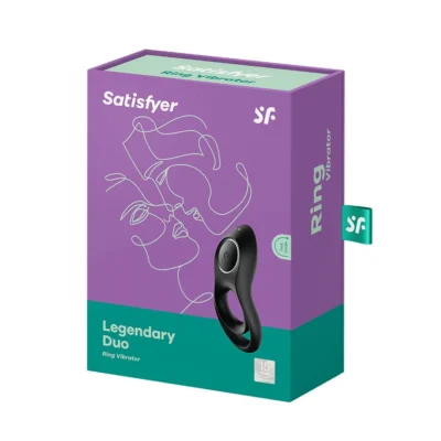 Ерекційне кільце з вібрацією Satisfyer Legendary Duo для члена та мошонки 13 Зображення Ерекційне кільце з вібрацією Satisfyer Legendary Duo для члена та мошонки