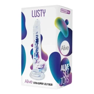 Alternative view of Прозорий фалоімітатор Alive Jelly Dildo Lusty