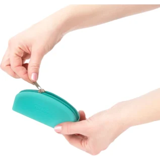 Alternative view of Сумка для зберігання секс-іграшок PowerBullet - Silicone Storage Zippe Bag Teal