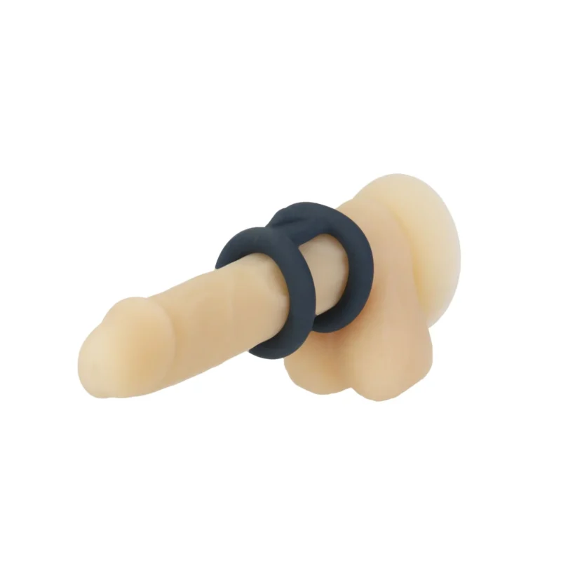 Подвійне ерекційне кільце LUX Active – Tug – Versatile Silicone Cock Ring - Зображення 6