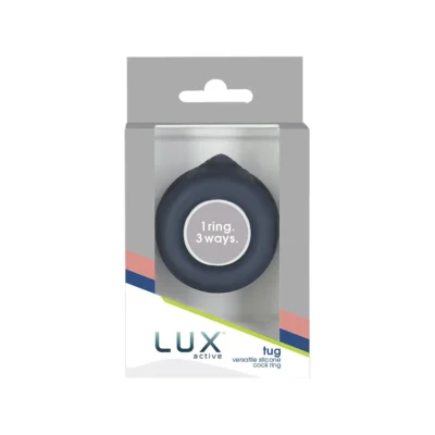 Зображення Подвійне ерекційне кільце LUX Active – Tug – Versatile Silicone Cock Ring