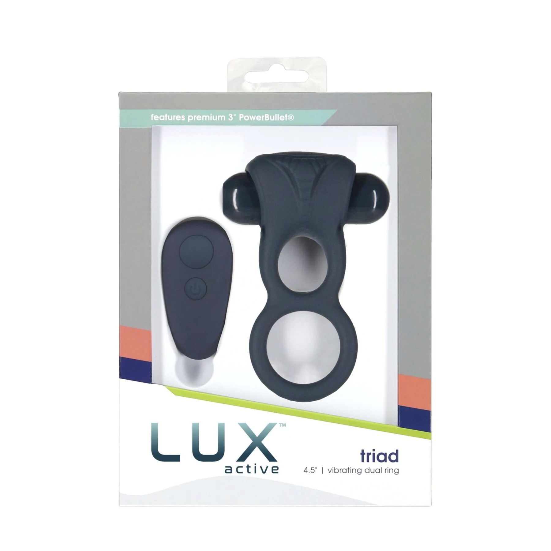Подвійне ерекційне кільце з вібрацією Lux Active-Triad - Vibrating Dual Cock Ring 9 Подвійне ерекційне кільце з вібрацією Lux Active-Triad - Vibrating Dual Cock Ring - Зображення 7