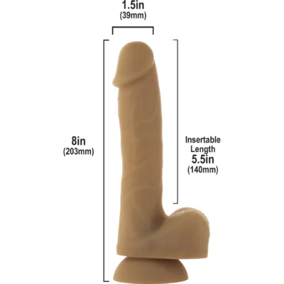 Alternative view of Гнучкий фалоімітатор ADDICTION — ANDREW 8 Caramel