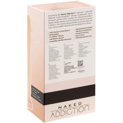 Зображення Фалоімітатор з вібрацією та ротацією Naked ADDICTION James 8 Rotating & Vibrating Dong