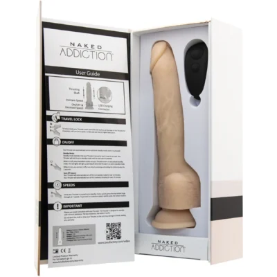 Зображення Фалоімітатор з пульсацією Naked ADDICTION Dominic