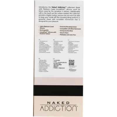 Зображення Фалоімітатор з пульсацією Naked ADDICTION Dominic